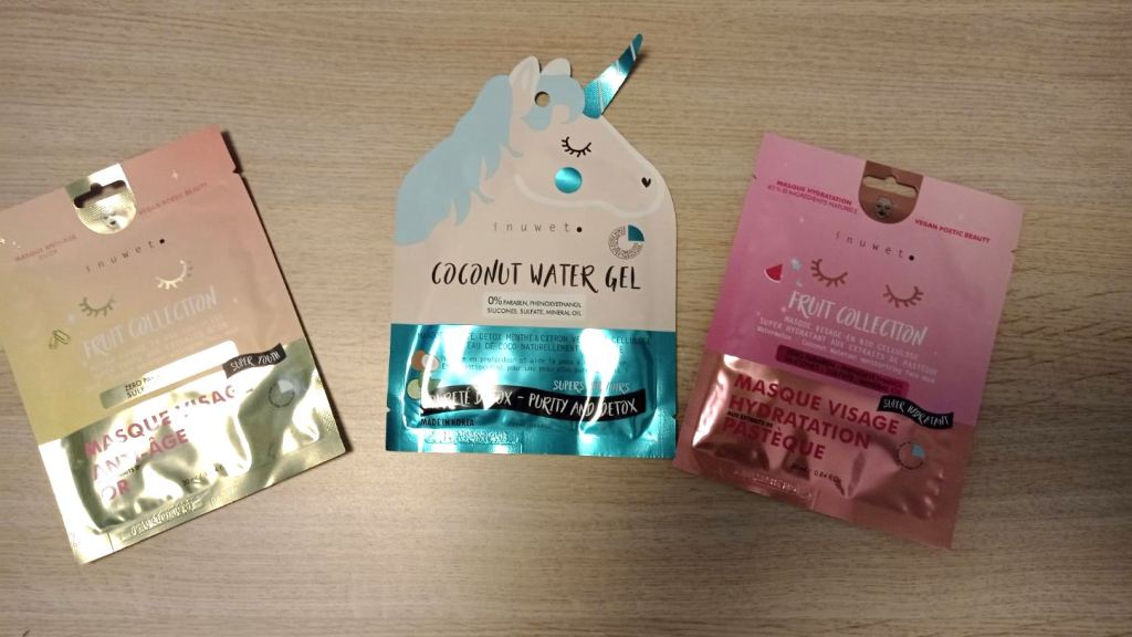 masque visage inuwet coconut , anti age et hydratation 