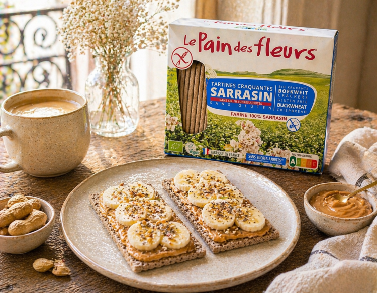 tartine sans gluten - le pain des fleurs tartines