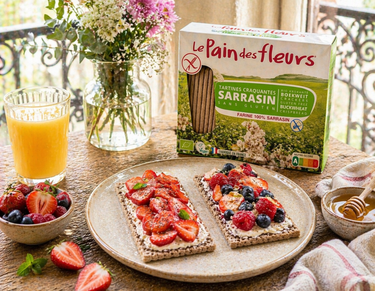 tartine sans gluten - le pain des fleurs tartines